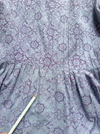 Vintage 1970s Laura Ashley Purple Floral Prairie Maxi Dress