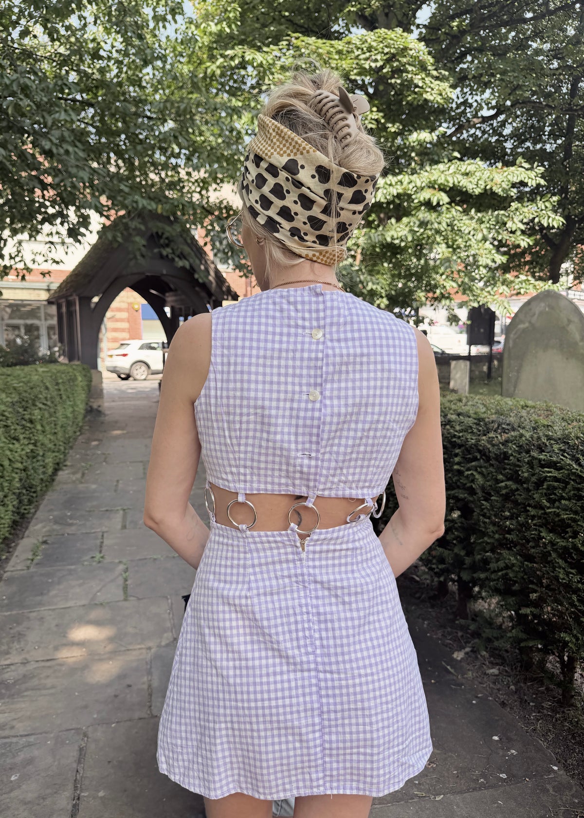 Indian Block Print Boho Cotton Headscarf | The Alice