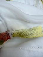 Vintage 1950s Floral Roses Summer Midi Dress