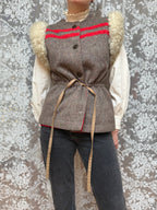 Rare Vintage 1970s Jean-Charles de Castelbajae Designer Gilet Vest