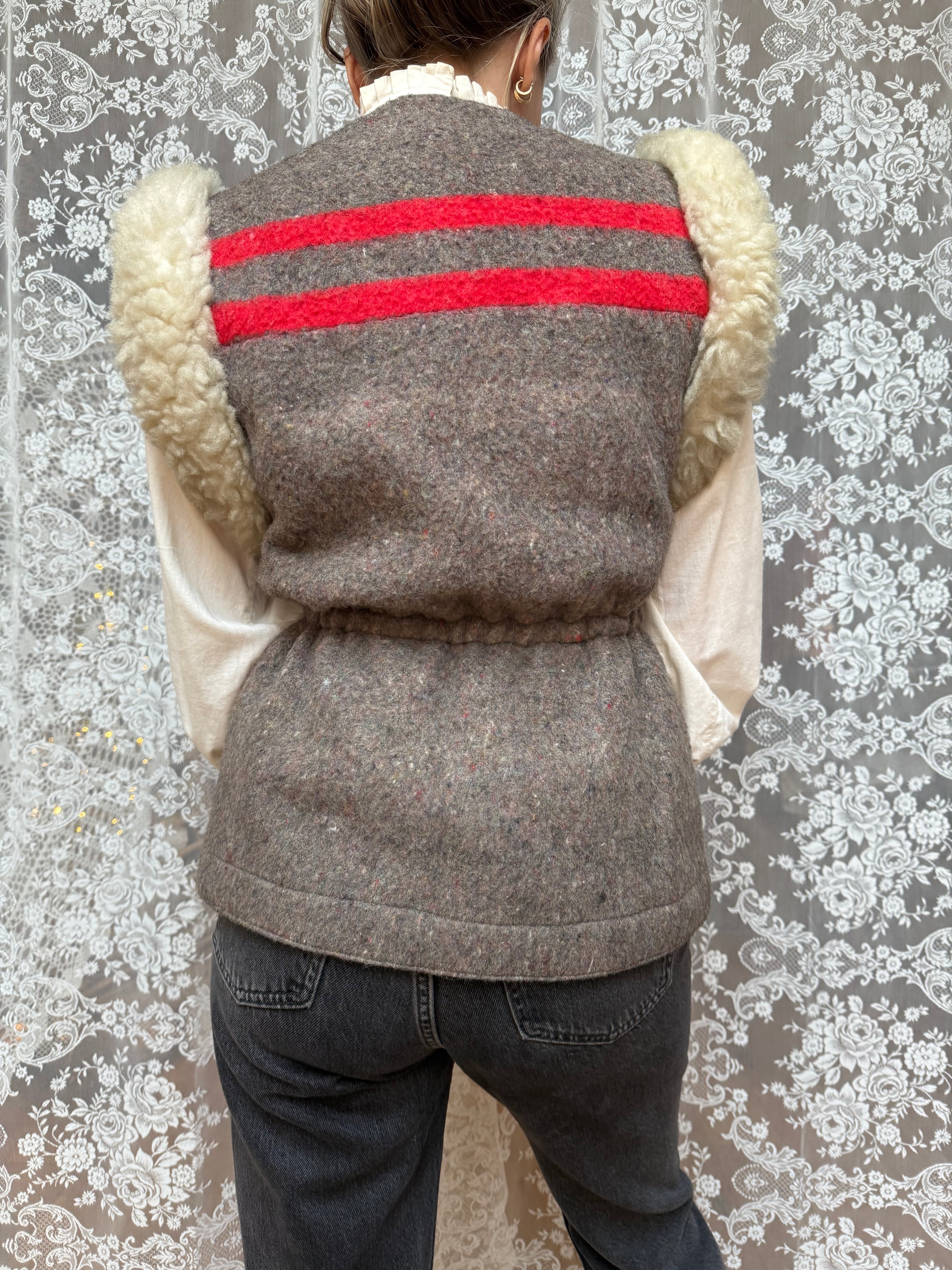 Rare Vintage 1970s Jean-Charles de Castelbajae Designer Gilet Vest