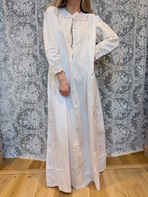 Antique Vintage Victorian Edwardian Maxi Nightgown