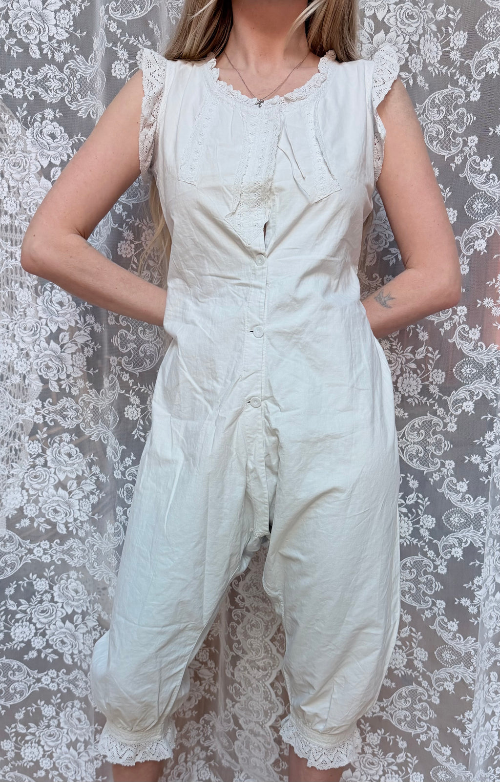 Blooming Beautiful: Victorian/Edwardian Cotton Lace Bloomers