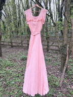 Antique Vintage 1930s Italian Silk & Broderie Anglaise