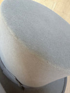 Vintage 1950s - 1970s Witchy Grey Felt Top Hat | A. Kritz Ltd London