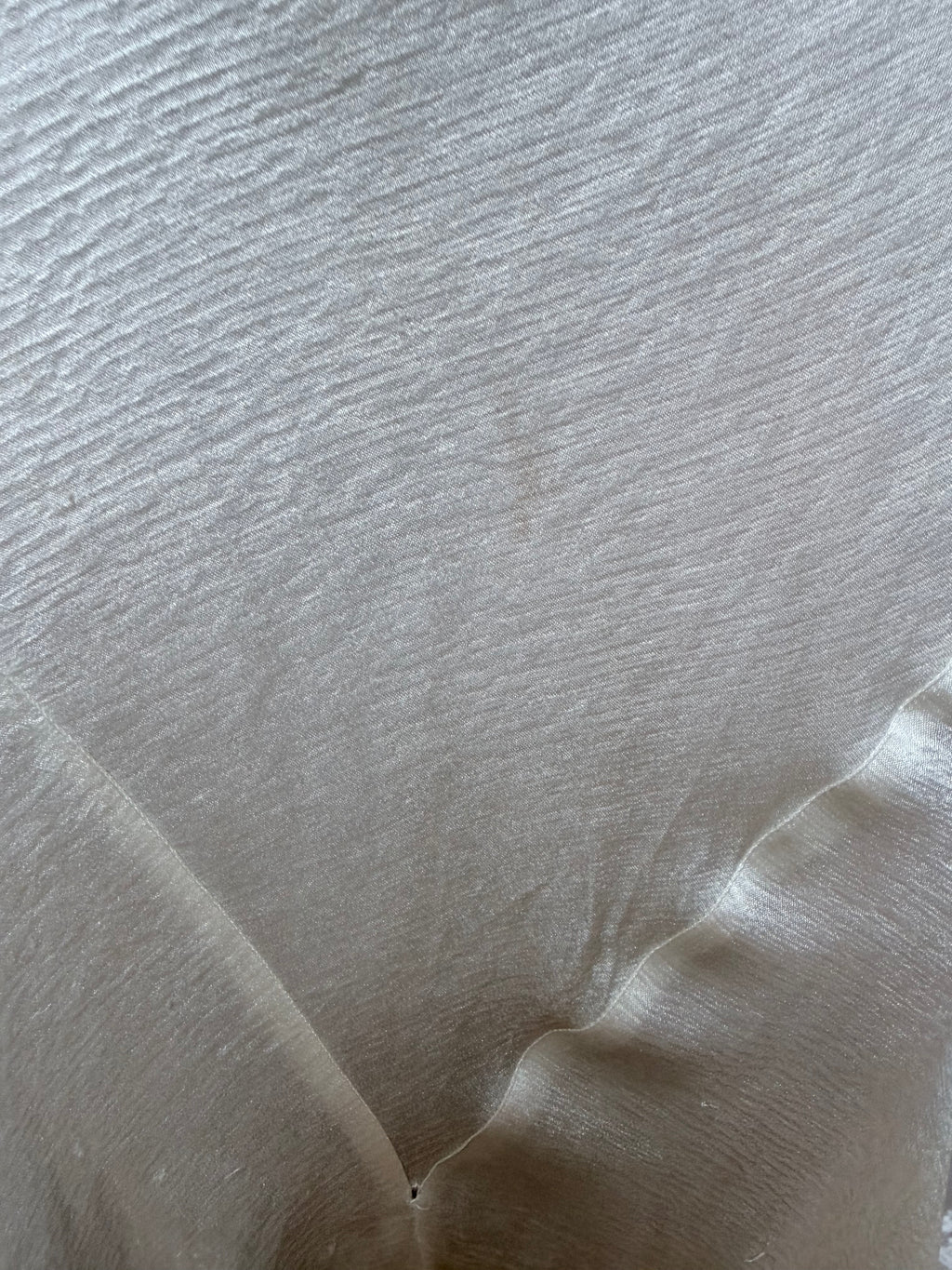 Antique Museum-Archived 1930s Silk Satin Cold-Shoulder Gown