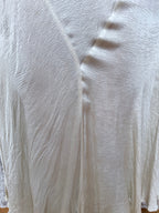 Antique Museum-Archived 1930s Silk Satin Cold-Shoulder Gown