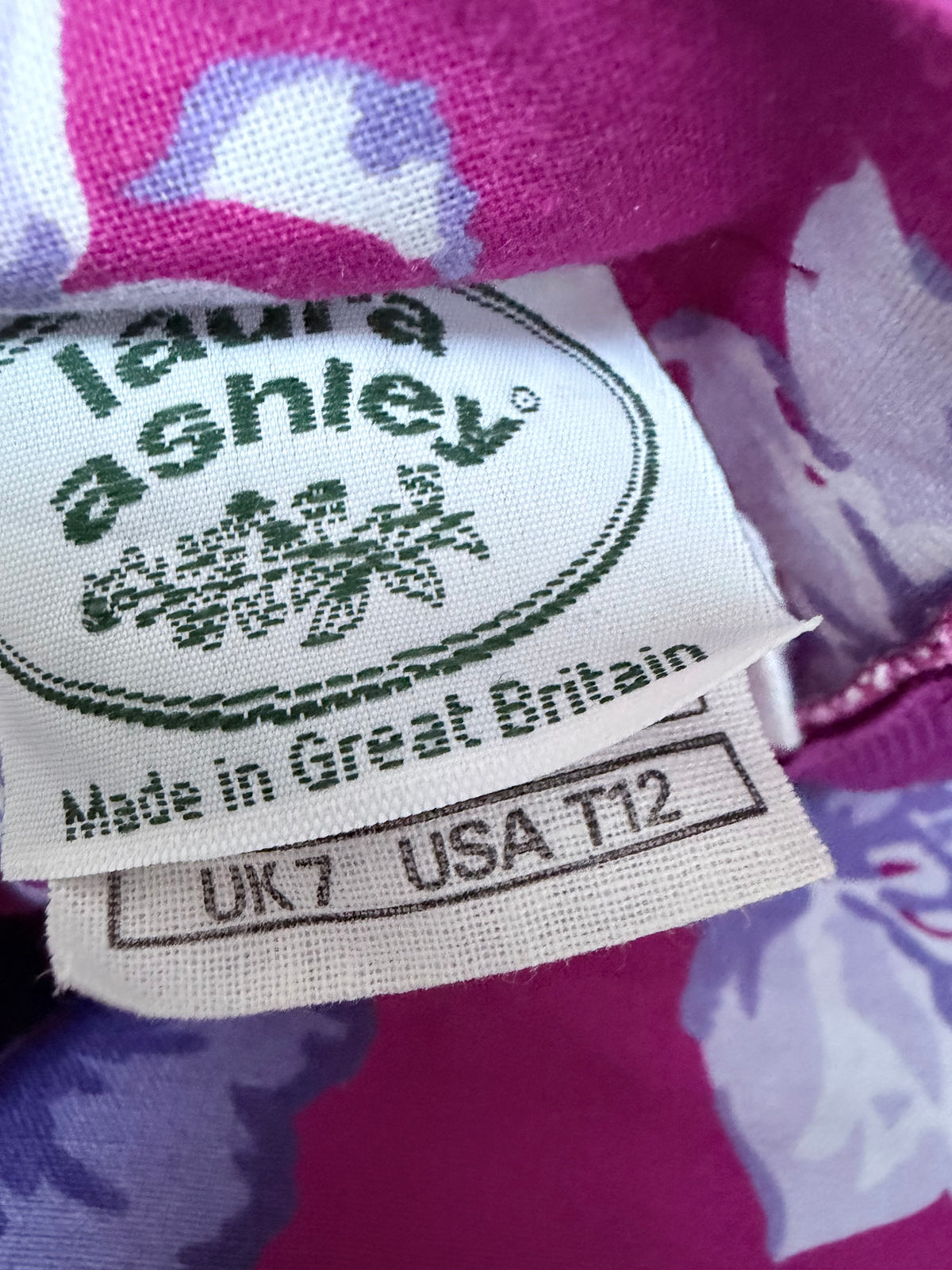 Vintage 1980s Laura Ashley Mutton Sleeve Dress