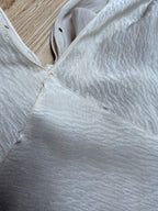 Antique Museum-Archived 1930s Silk Satin Cold-Shoulder Gown