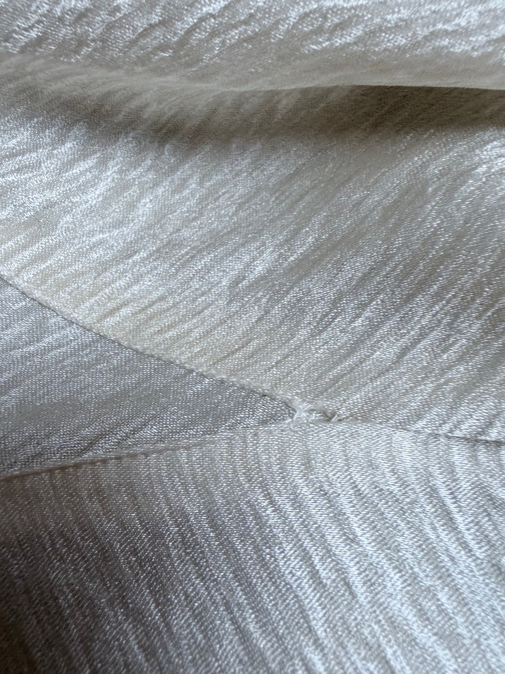 Antique Museum-Archived 1930s Silk Satin Cold-Shoulder Gown