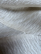 Antique Museum-Archived 1930s Silk Satin Cold-Shoulder Gown