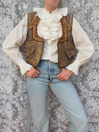 Antique Ottoman Embroidered Waistcoat | Jimi Hendrix Bohemian Vest