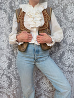 Antique Ottoman Embroidered Waistcoat | Jimi Hendrix Bohemian Vest