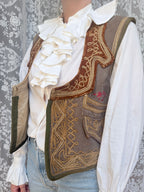 Antique Ottoman Embroidered Waistcoat | Jimi Hendrix Bohemian Vest