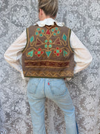 Antique Ottoman Embroidered Waistcoat | Jimi Hendrix Bohemian Vest