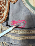 Antique Ottoman Embroidered Waistcoat | Jimi Hendrix Bohemian Vest