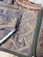 Antique Ottoman Embroidered Waistcoat | Jimi Hendrix Bohemian Vest