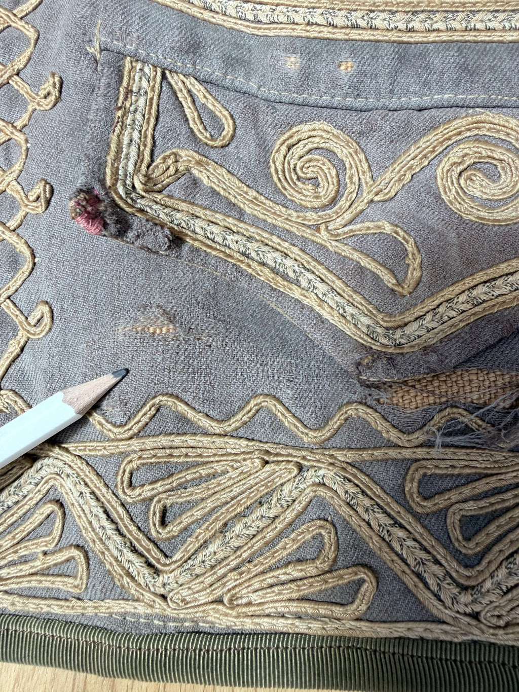 Antique Ottoman Embroidered Waistcoat | Jimi Hendrix Bohemian Vest