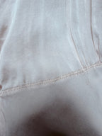 Rare Antique 1920s/1930s Silk Gown with Hand-Scalloped Details