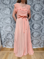 Antique Vintage 1930s Italian Silk & Broderie Anglaise