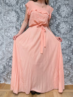 Antique Vintage 1930s Italian Silk & Broderie Anglaise