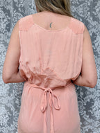 Antique Vintage 1930s Pink Silk Two-Piece Gown & Jacket Set