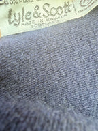 Vintage 1960s Lyle And Scott Navy Blue Cardigan | Made in Scotland Knitwear