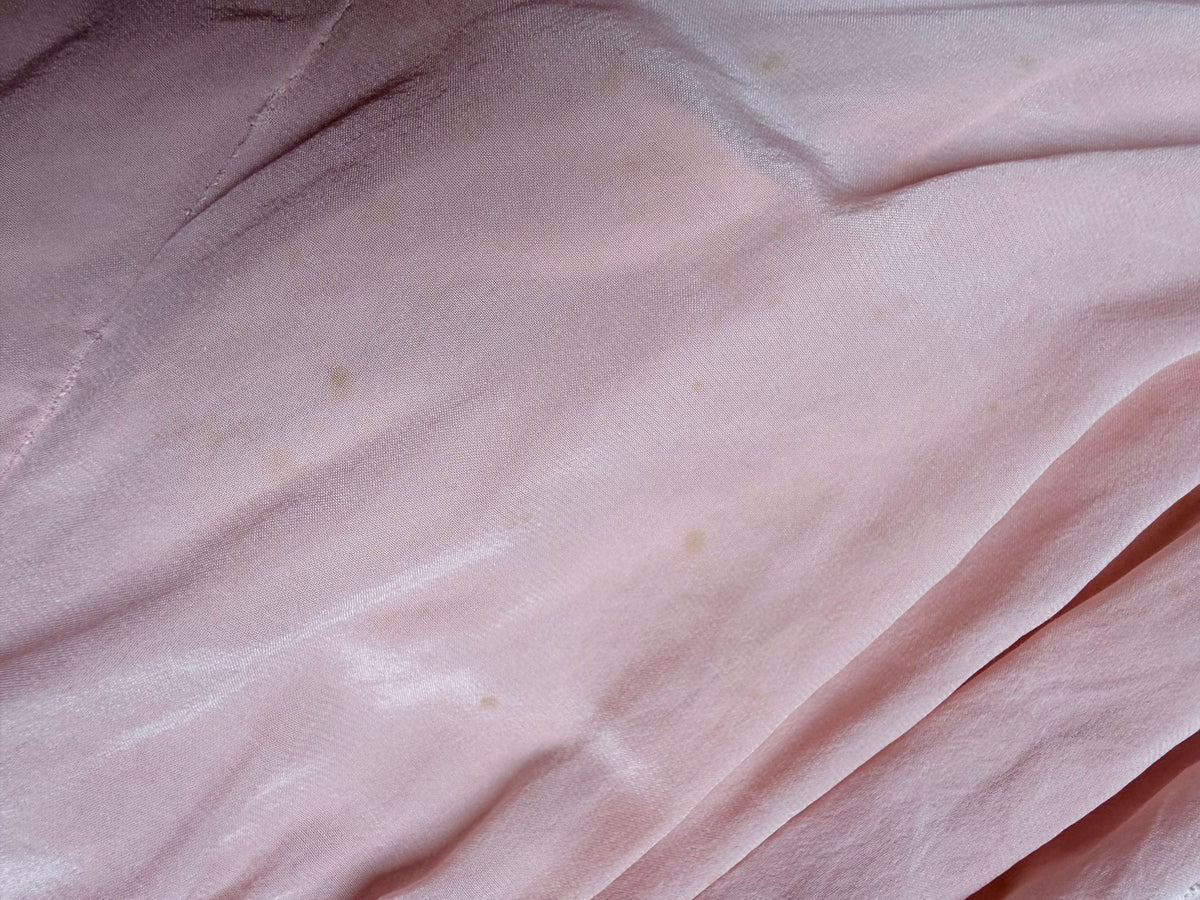 Antique Vintage 1930s Pink Silk Two-Piece Gown & Jacket Set