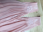 Antique Vintage 1930s Pink Silk Two-Piece Gown & Jacket Set