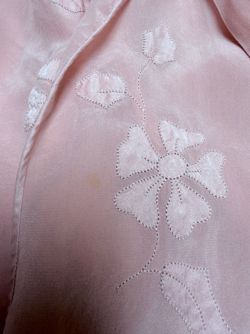 Antique Vintage 1930s Pink Silk Two-Piece Gown & Jacket Set