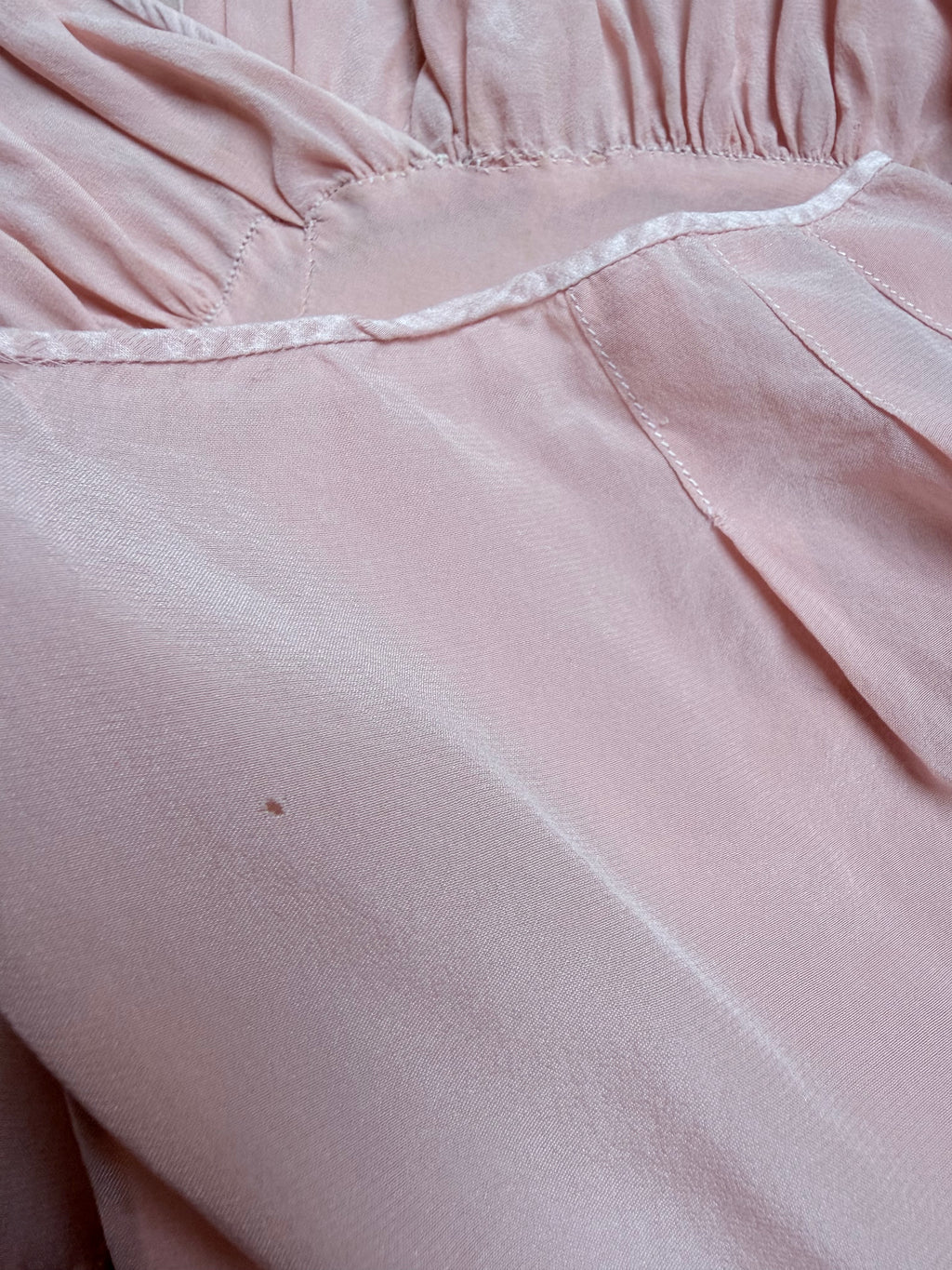 Antique Vintage 1930s Pink Silk Two-Piece Gown & Jacket Set