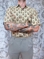 The Marigold Jasper | Men's Ethically Handmade Vintage Style Cotton Button-Up Shirt