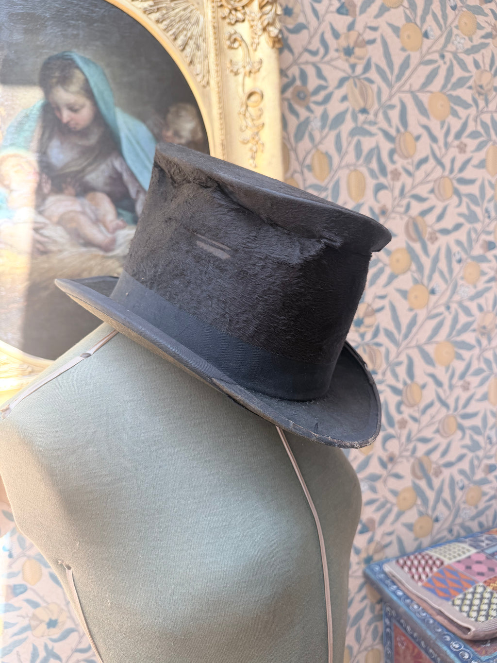 Antique Victorian Edwardian Top Hat | Made in Bristol, England