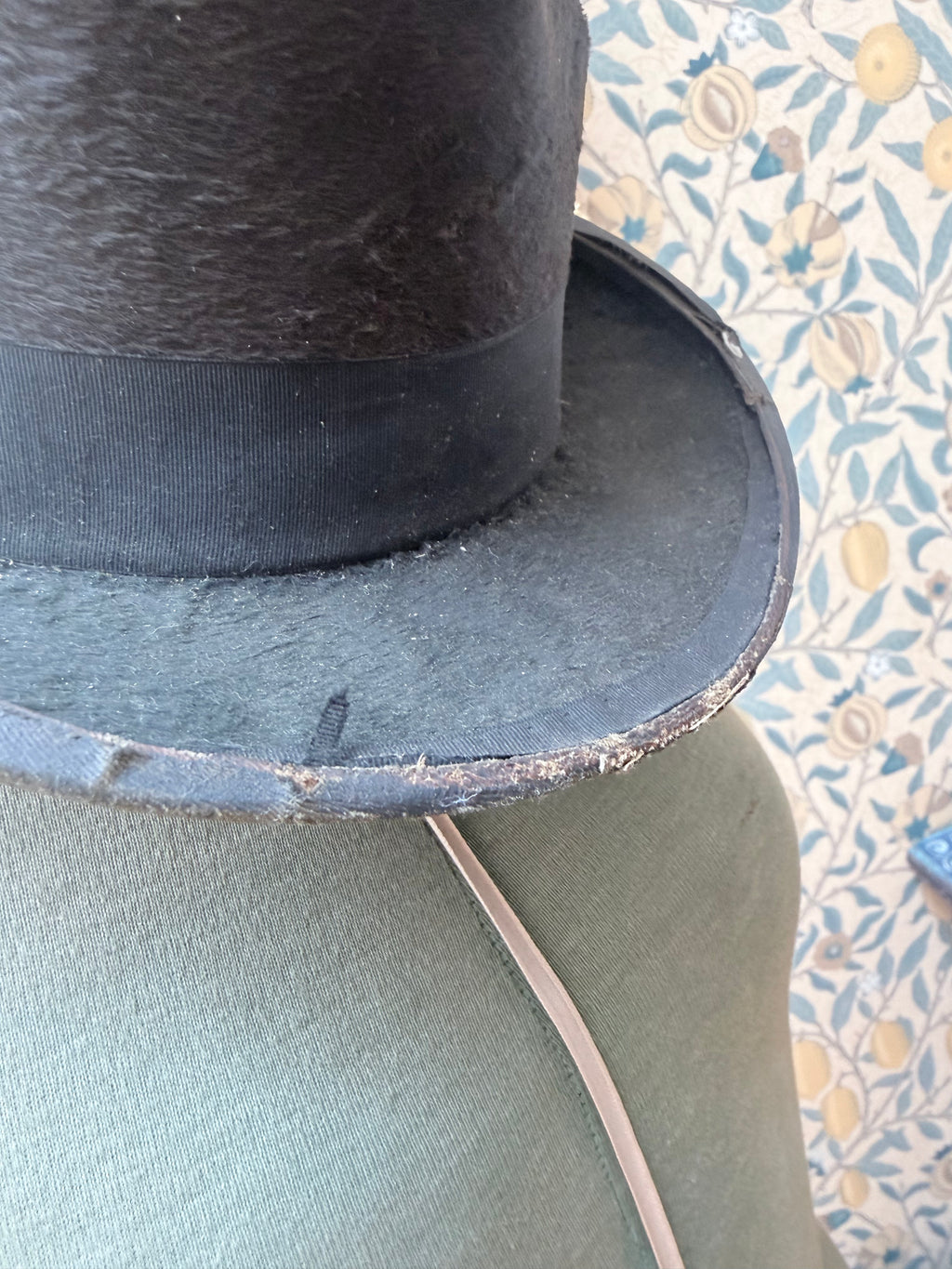 Antique Victorian Edwardian Top Hat | Made in Bristol, England