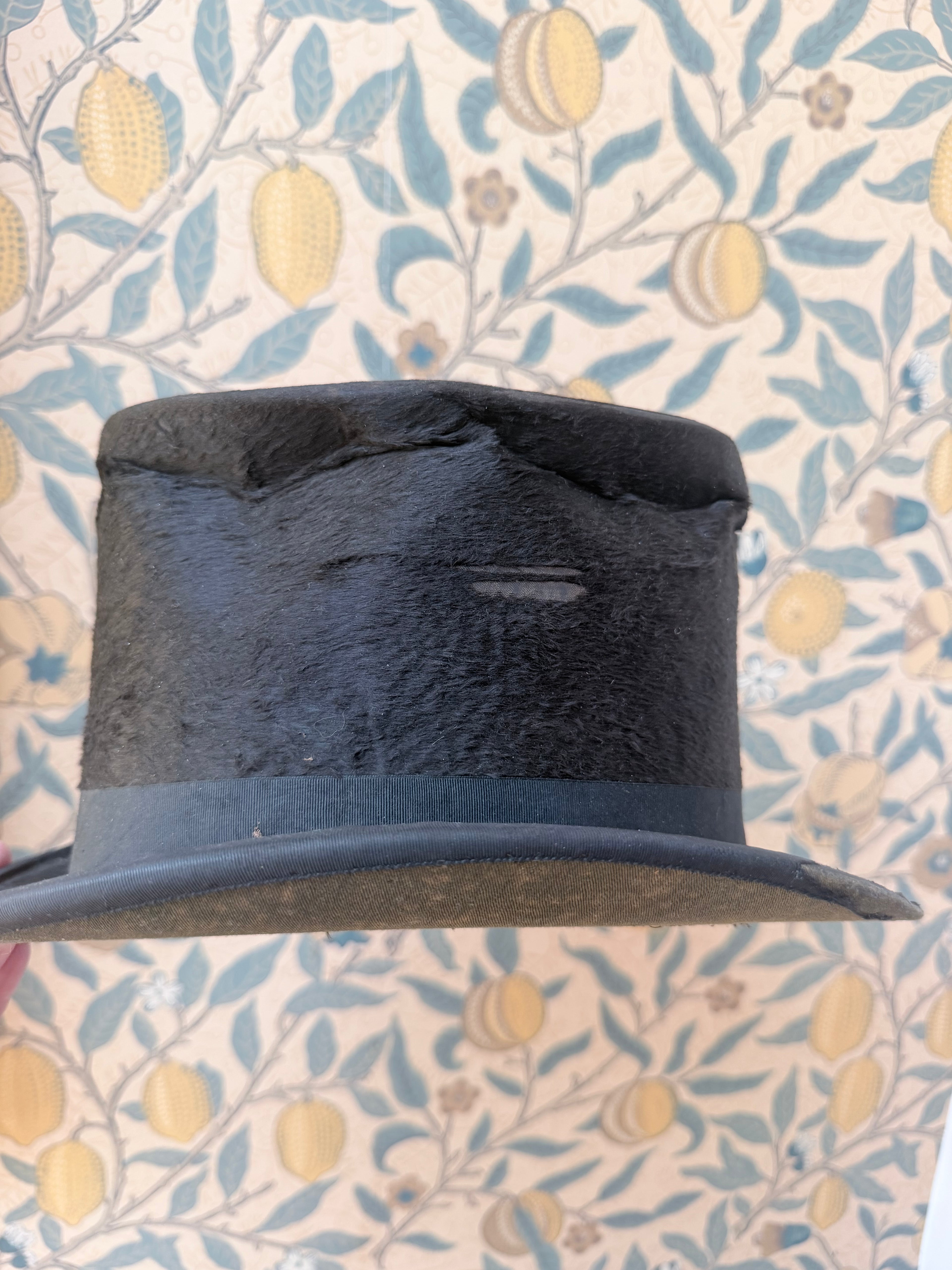 Antique Victorian Edwardian Top Hat | Made in Bristol, England
