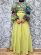 Vintage 1960s 'Mother Wouldn't Like It' Sheer Velvet Bishop Sleeve Blouse | London Boutique