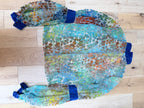 Vintage 1960s 'Mother Wouldn't Like It' Sheer Velvet Bishop Sleeve Blouse | London Boutique