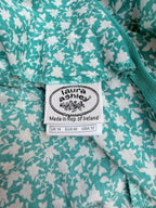 Vintage 1980s Laura Ashley Turquoise Sailor Collar Dress