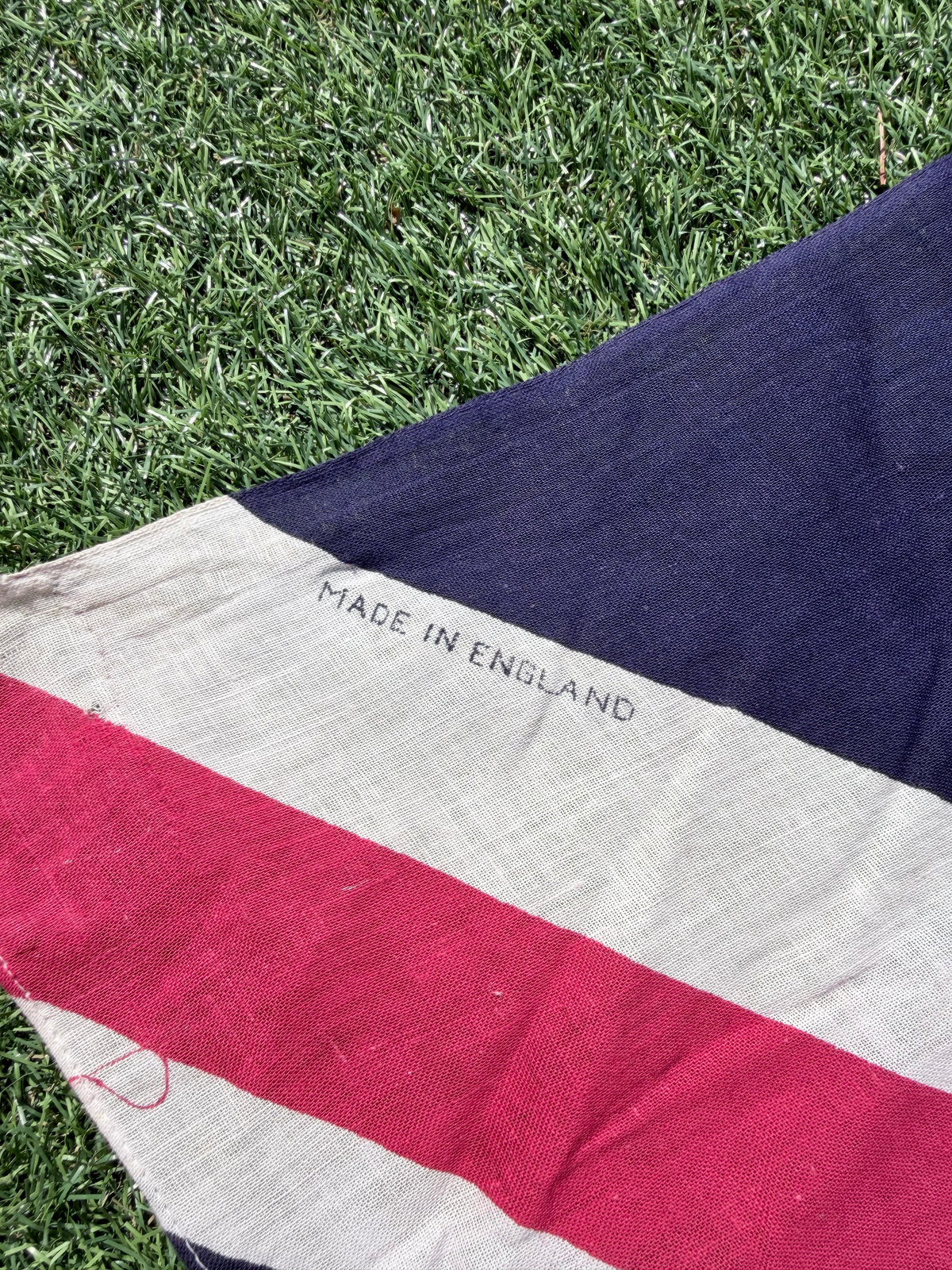 Vintage 1950s Union Jack Flag - Made in England