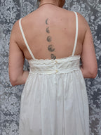 Vintage 1970s White Victorian Laura Ashley Nightdress Gown