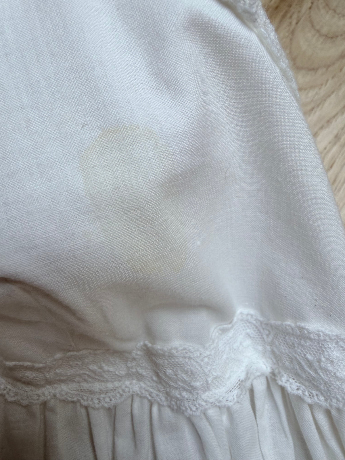 Vintage 1970s White Victorian Laura Ashley Nightdress Gown