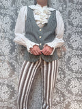 Mary Quant of London 1960s Pinstripe Tailored Waistcoat