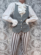 Mary Quant of London 1960s Pinstripe Tailored Waistcoat