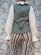 Mary Quant of London 1960s Pinstripe Tailored Waistcoat