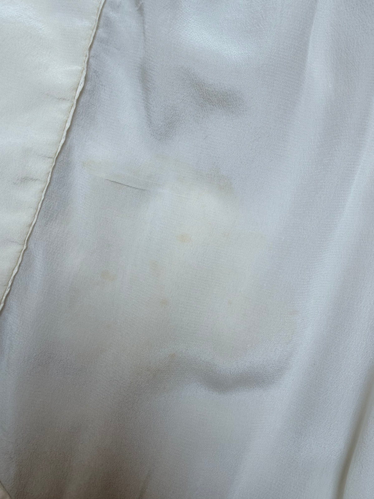 Vintage 1970s Anna Belinda Oxford Silk Wedding Dress