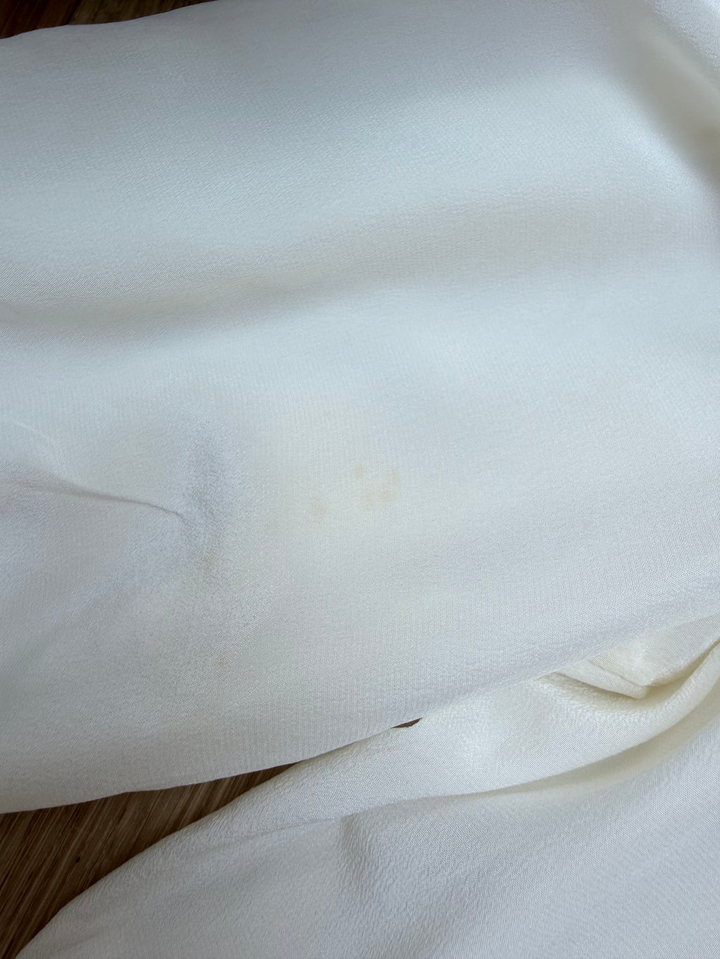 Vintage 1970s Anna Belinda Oxford Silk Wedding Dress
