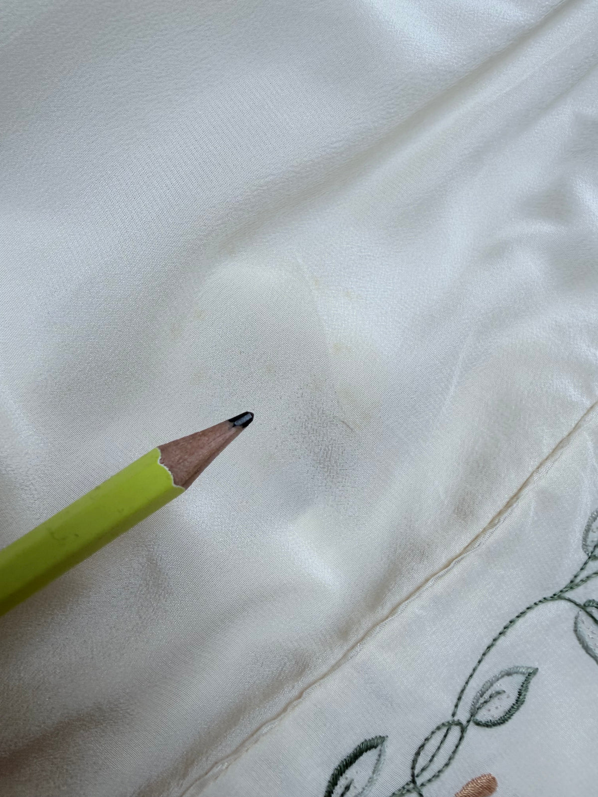 Vintage 1970s Anna Belinda Oxford Silk Wedding Dress