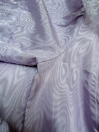 Vintage 1970s Lilac Lace Ruffle Sleeve Prairie Dress | Beauty and the Beast Ballgown