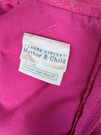 Vintage 1980s Laura Ashley Bright Fuchsia Prairie Bridesmaid Dress