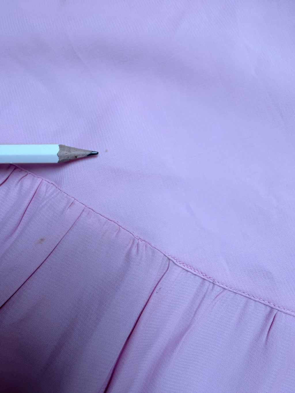 1950s Baby Pink Rayon Slip Dress Embroidered Nightdress
